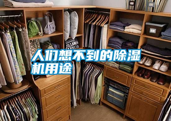人們想不到的除濕機用途