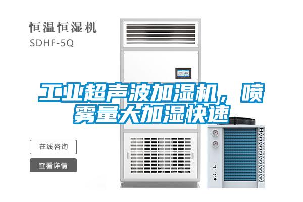 工業(yè)超聲波加濕機(jī)，噴霧量大加濕快速