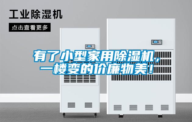 有了小型家用除濕機，一樓變的價廉物美！