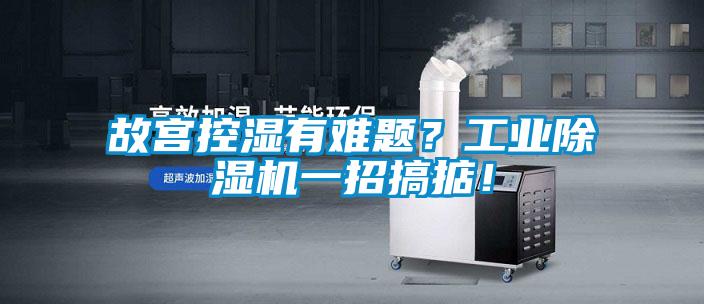 故宮控濕有難題？工業除濕機一招搞掂！