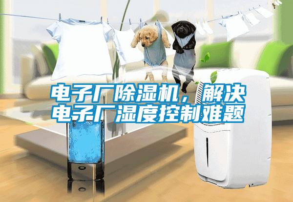 電子廠除濕機，解決電子廠濕度控制難題