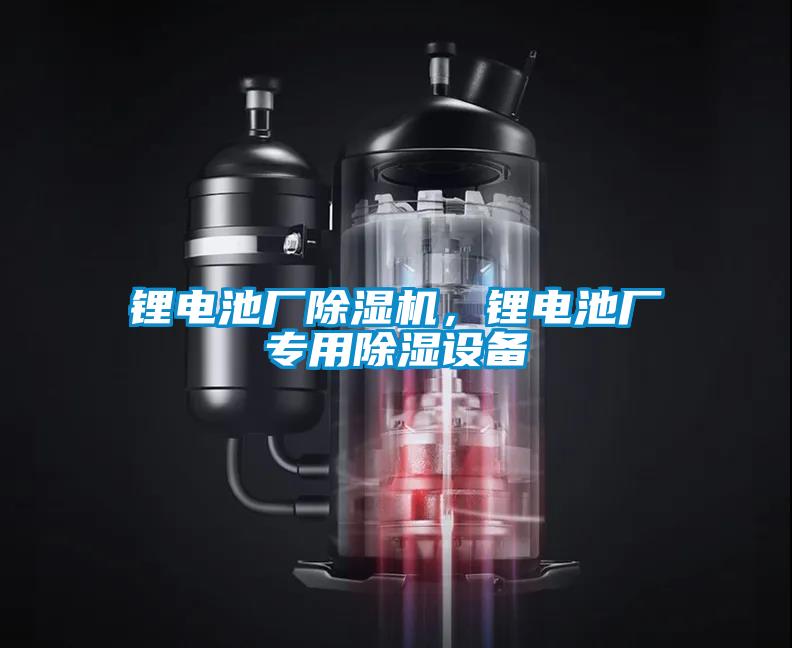 鋰電池廠除濕機，鋰電池廠專用除濕設備
