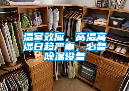 溫室效應，高溫高濕日趨嚴重，必備除濕設備