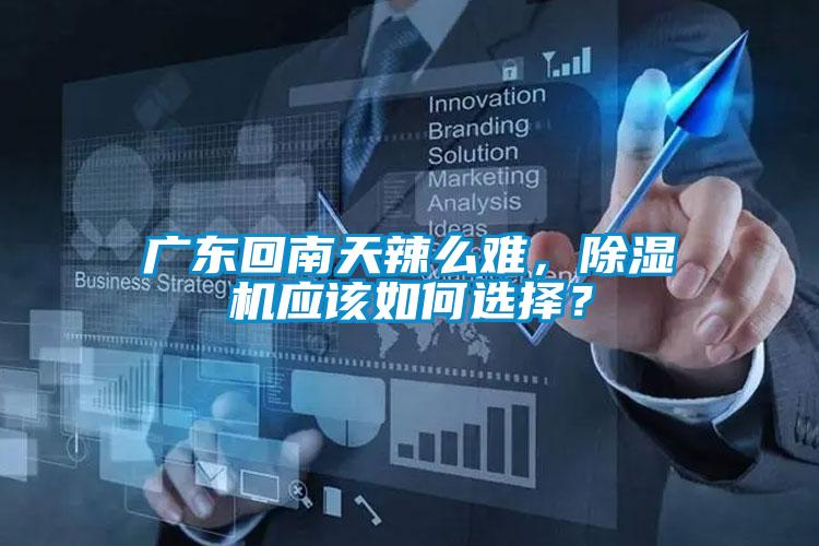 廣東回南天辣么難，除濕機應該如何選擇？