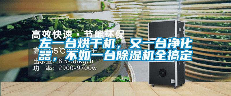 左一臺烘干機，又一臺凈化器，不如一臺除濕機全搞定
