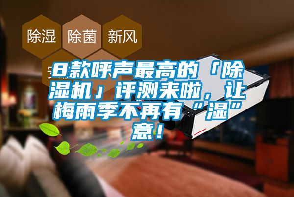 8款呼聲最高的「除濕機(jī)」評(píng)測(cè)來(lái)啦，讓梅雨季不再有“濕”意！