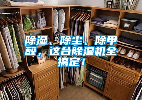 除濕、除塵、除甲醛，這臺除濕機全搞定！